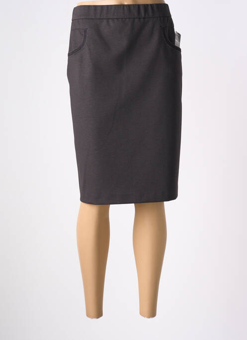 Jupe mi-longue gris FRANK WALDER pour femme