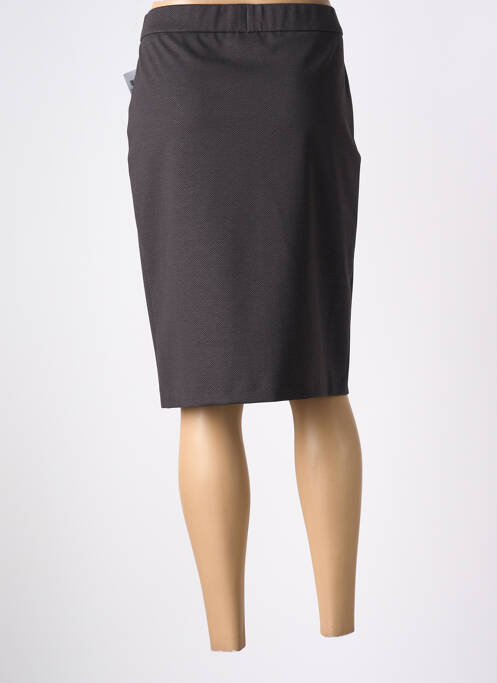 Jupe mi-longue gris FRANK WALDER pour femme