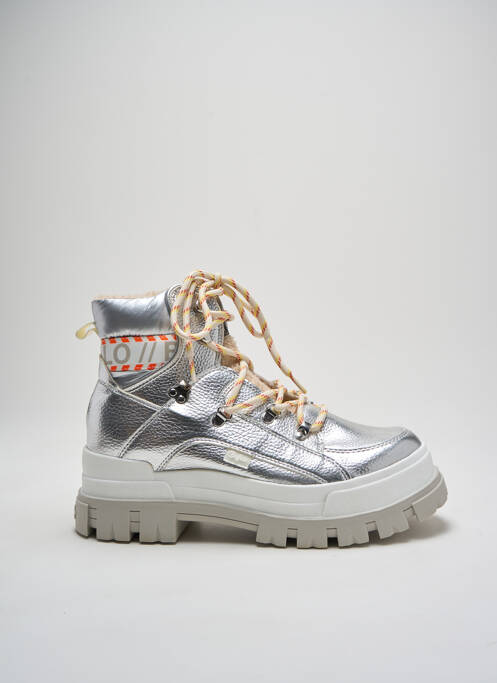 Baskets argent BUFFALO pour femme