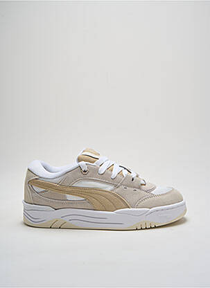 Baskets bout rond talon plat jusqu'à 3cm beige PUMA femme