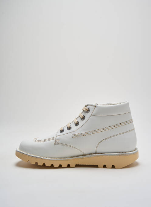 Baskets blanc KICKERS unisexe