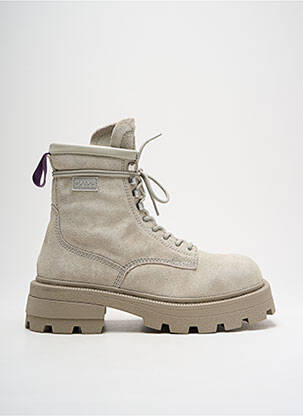 Bottines/boots nubuck talon de 4 à 6cm gris EYTYS femme