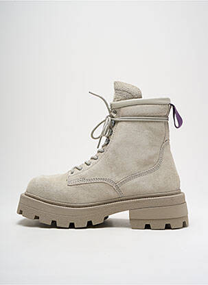 Bottines/boots nubuck talon de 4 à 6cm gris EYTYS femme