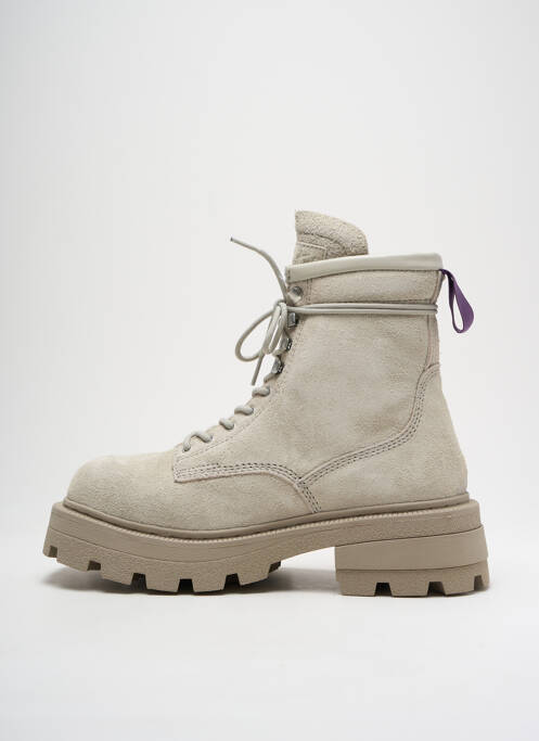 Bottines/boots nubuck talon de 4 à 6cm gris EYTYS femme