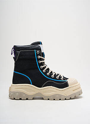 Baskets talon compensé talon de 4 à 6cm noir EYTYS femme