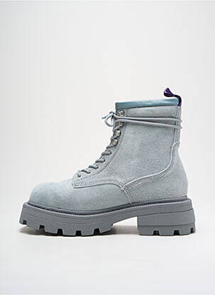 Bottines/boots nubuck talon de 4 à 6cm gris EYTYS femme