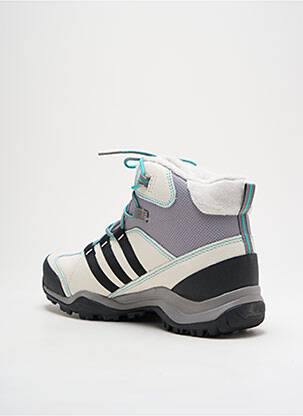 Baskets tissage satiné talon de 4 à 6cm blanc ADIDAS femme