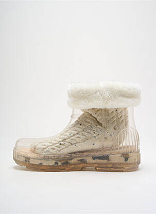 Bottines/boots fourrée talon de 4 à 6cm beige UGG femme