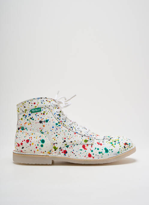 Bottines/Boots blanc KICKERS pour femme