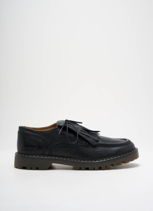 Derbies tissage satiné talon plat jusqu'à 3cm noir KICKERS femme