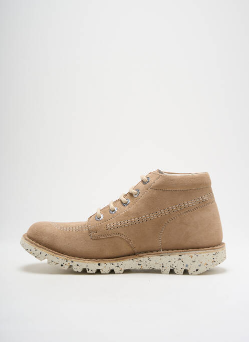 Baskets beige KICKERS femme