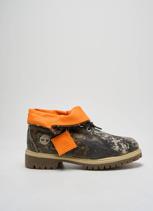 Bottines/Boots orange TIMBERLAND pour homme