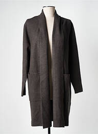 Gilet manches longues stretch gris LES P'TITES BOMBES femme
