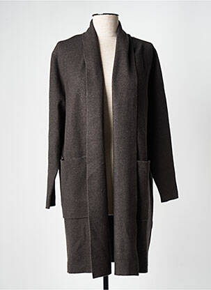 Gilet manches longues stretch gris LES P'TITES BOMBES femme