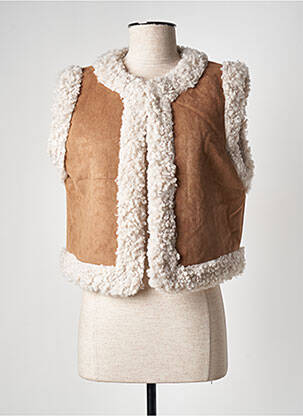 Gilet sans manche marron IT HIPPIE pour femme