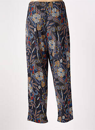 Pantalon droit stretch taille normale bleu JORGIE PARIS femme