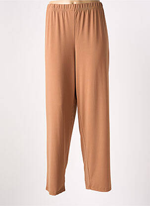 Pantalon droit stretch taille normale beige JORGIE PARIS femme