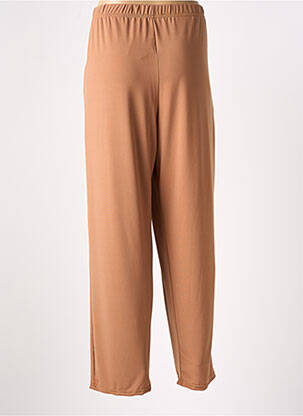 Pantalon droit stretch taille normale beige JORGIE PARIS femme