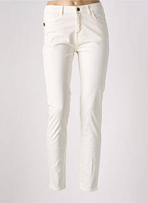 Pantalon slim taille basse taille basse beige PAKO LITTO femme