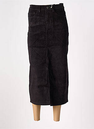 Jupe longue coupe droite noir ONADO femme