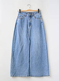 Jupe longue coupe droite bleu TOXIK3 femme