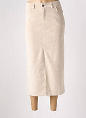 Jupe longue beige EMA BLUE'S pour femme seconde vue