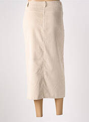 Jupe longue beige EMA BLUE'S pour femme seconde vue