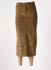 Jupe longue marron ONADO pour femme seconde vue