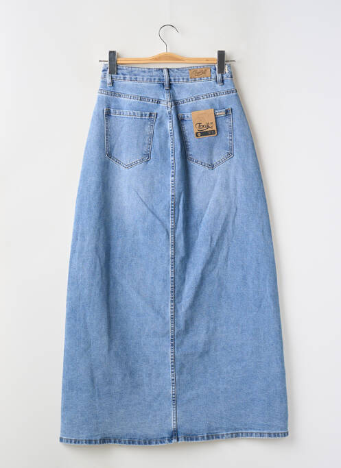 Jupe longue bleu TOXIK3 pour femme