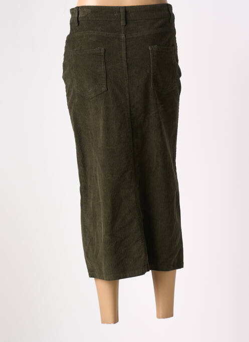 Jupe longue vert MARGOT femme