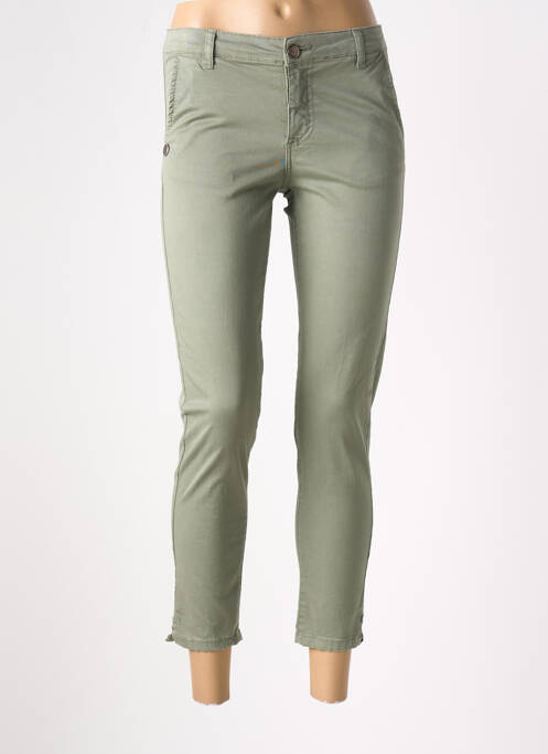Pantalon chino vert clair PAKO LITTO pour femme