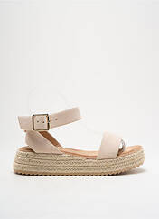 Espadrilles beige SUREDELLE pour femme seconde vue