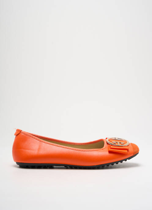 Ballerines orange SUREDELLE pour femme