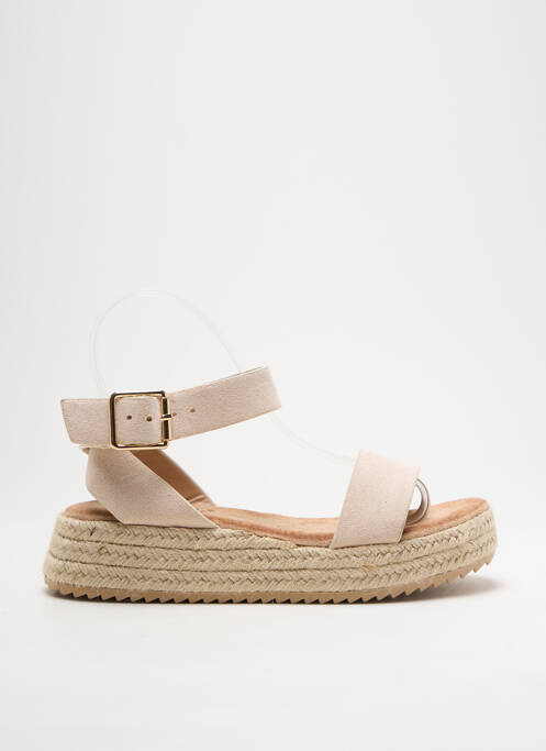 Espadrilles beige SUREDELLE pour femme