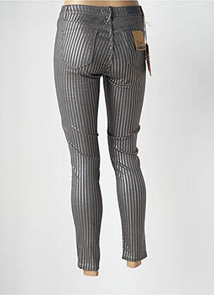 Jeans skinny taille normale taille normale gris TOXIK3 femme