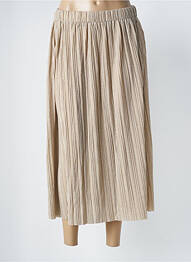 Jupe mi-longue taille normale or GRACE & MILA femme