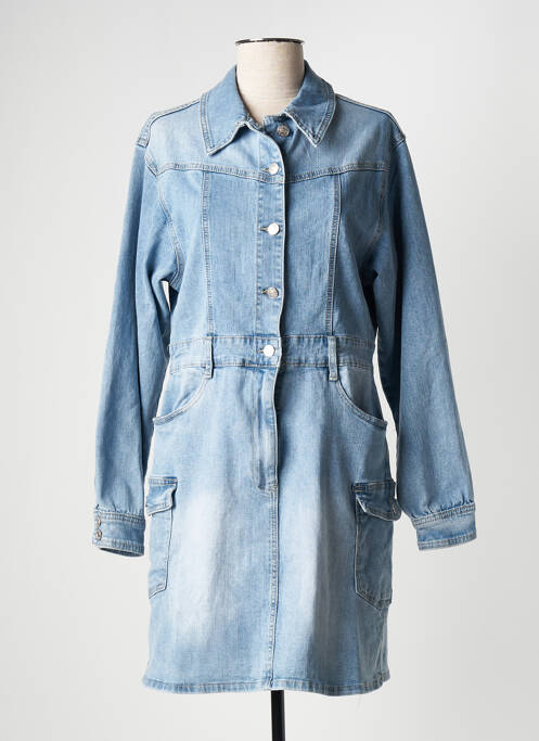 Robe courte bleu PLACE DU JOUR pour femme