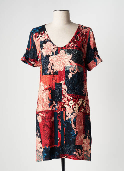 Robe courte rouge MADEMOISELLE SANS GÊNE pour femme