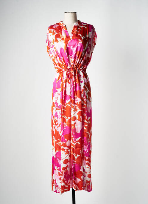 Robe longue orange C.M.P 55 pour femme