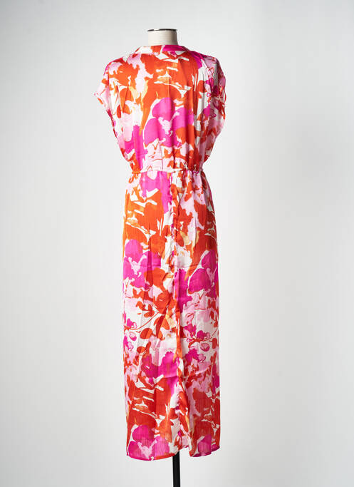 Robe longue orange C.M.P 55 pour femme