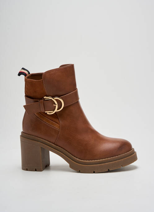Bottines/Boots marron ERYNN pour femme