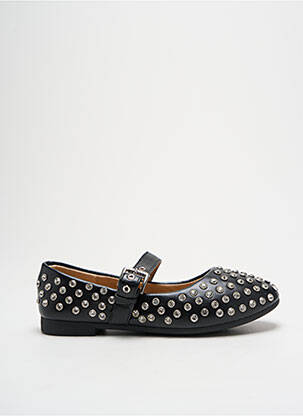 Ballerines tissage satiné talon plat jusqu'à 3cm noir SERGIO TODZI femme