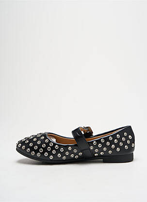 Ballerines tissage satiné talon plat jusqu'à 3cm noir SERGIO TODZI femme