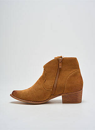Bottines/boots bout pointu talon de 4 à 6cm marron SERGIO TODZI femme