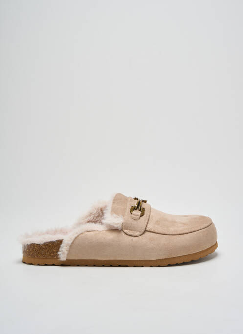 Mules/Sabots beige ERYNN pour femme