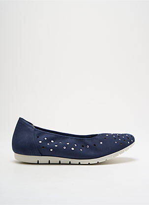 Ballerines semelle amovible talon plat jusqu'à 3cm bleu SABRINAS femme