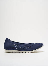 Ballerines semelle amovible talon plat jusqu'à 3cm bleu SABRINAS femme