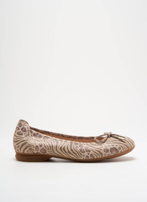 Ballerines impression talon plat jusqu'à 3cm beige SABRINAS femme