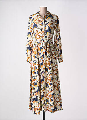 Robe longue manches longues manches longues blanc LA FIANCÉE femme