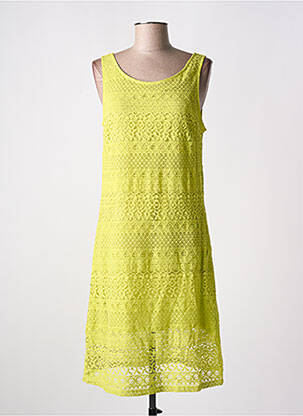 Robe mi-longue sans manche sans manche vert AGATHE & LOUISE femme